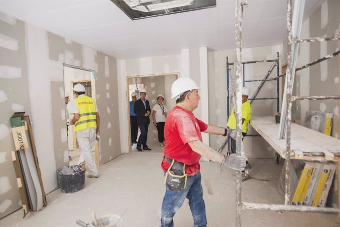 Obras en el centro de salud de Gran Capitán