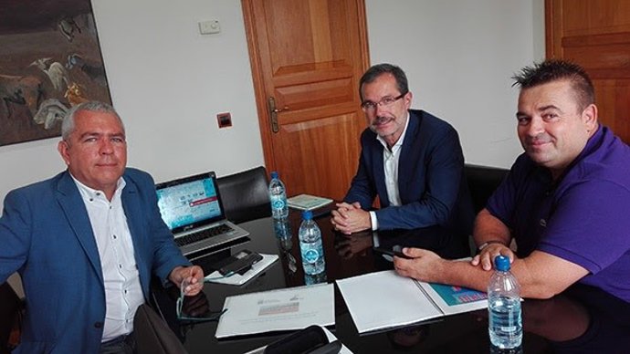 Sebastián Quintana, Marcial Morales y José Roque