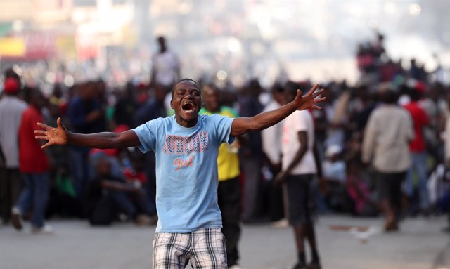Manifestaciones opositoras en Harare
