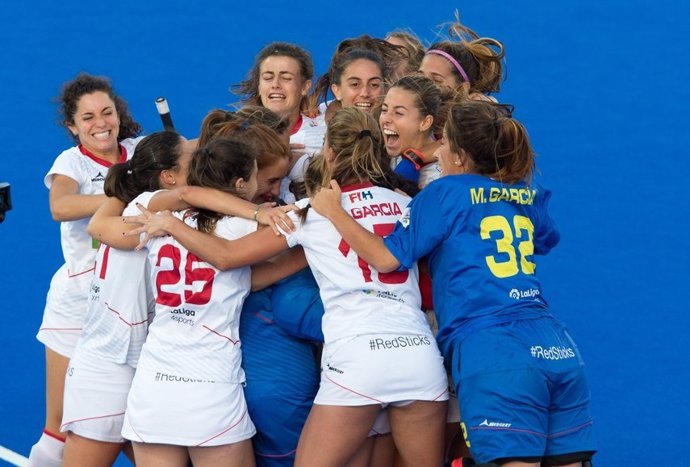 La selección española femenina de hockey sobre hierba