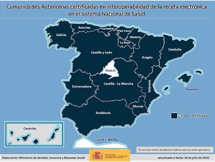 Mapa receta electrónica