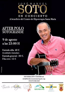Concierto de José Manuel Soto en el Santa María Polo Club