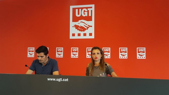 José A.Pasadas y Núria Gilgado (UGT)