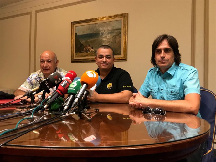 Representantes de taxistas de Barcelona
