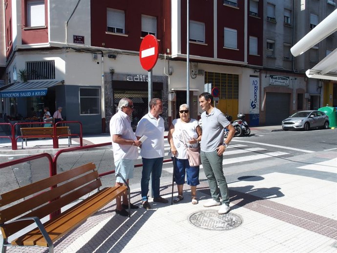 Visita urbanización calle La Cigüeña    