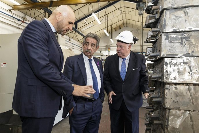 El presidente de Cantabria, Miguel Ángel Revilla, en Fundinorte