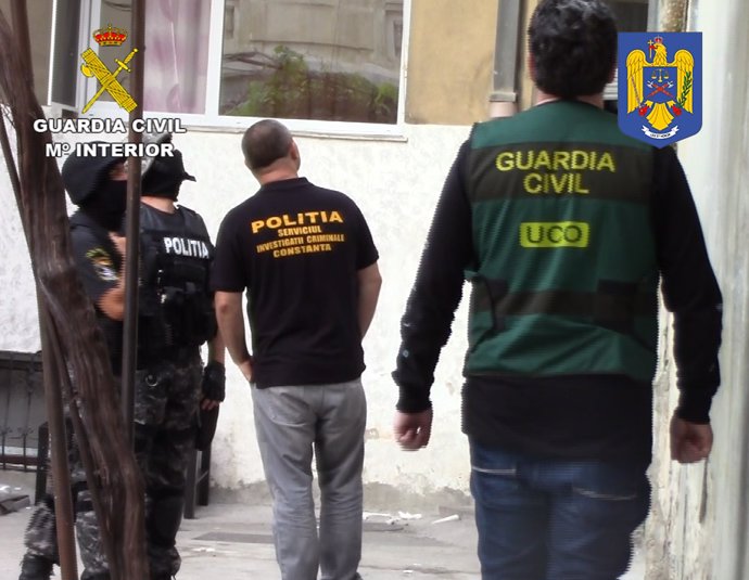 La Guardia Civil en Rumanía comandando 6 registros de la Operación Kalax II