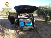 Interceptados 584 kilos de hachís y 390 gramos de marihuana en controles de tráfico del norte de Granada provincia