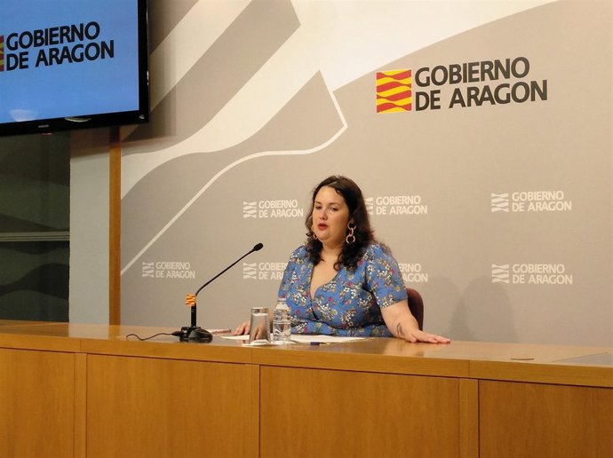 Natalia Salvo en la rueda de prensa de este jueves.