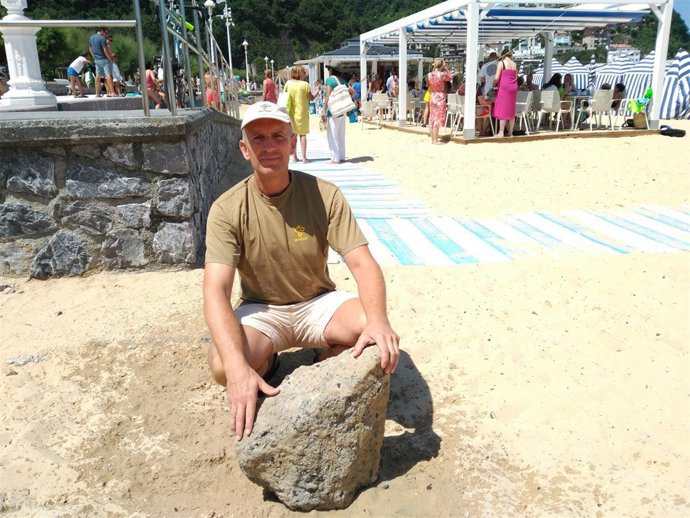 Piedra en Ondarreta.