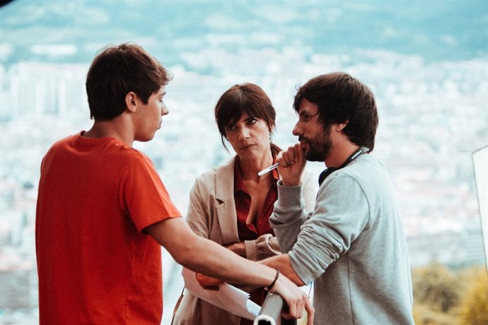 Maribel Verdú en el rodaje de El doble más 15