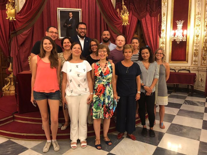 Intérpretes de instituciones europeas visitan la Diputación de Cádiz