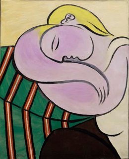 "La mujer del pelo amarillo" de Pablo Picasso