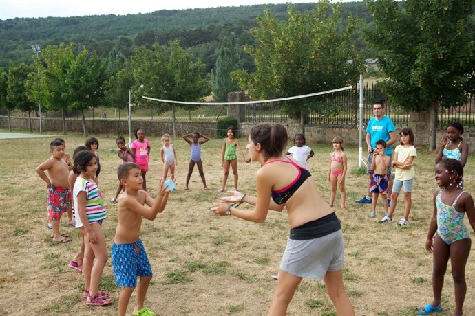 Campament d'estiu organitzat per La Caixa