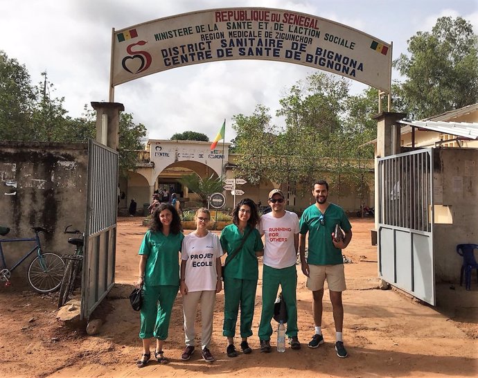 Grupo de empleados de Cofares en Senegal