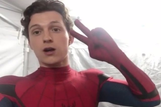 Tom Holland en Spider-Man: Lejos de casa 