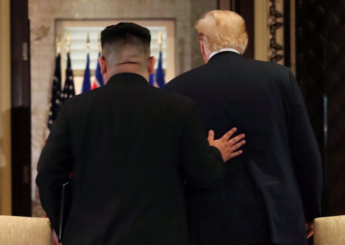 Histórico encuentro entre Donald Trump y Kim Jong Un en Singapur