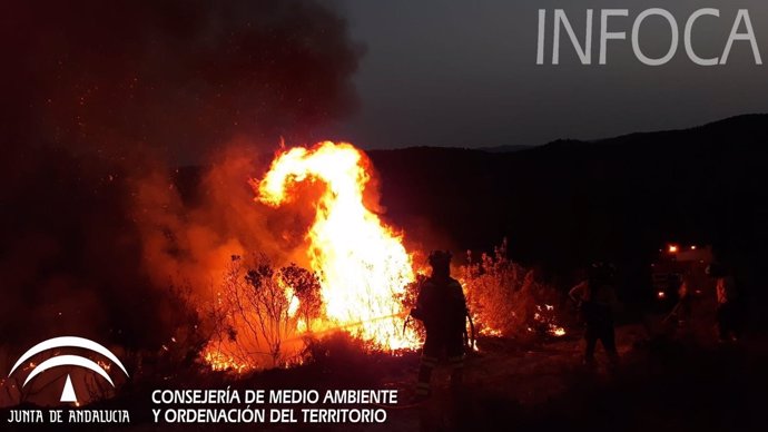 Incendio de Nerva (Huelva).