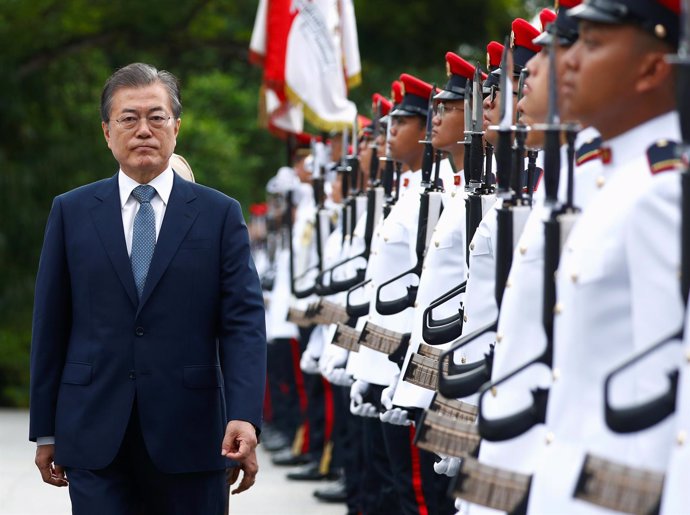 El presidente de Corea del Sur, Moon Jae In