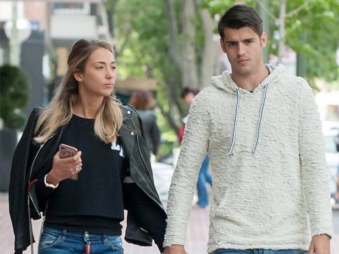 Alice Campello y Álvaro Morata 