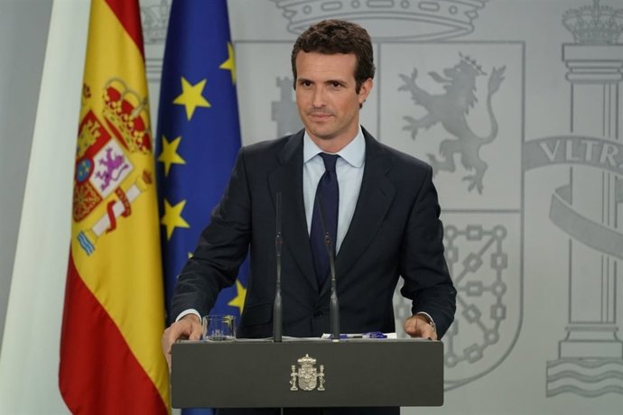 Pablo Casado en Moncloa