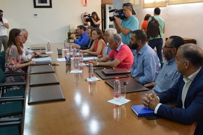 Reunión en la Delegación del Gobierno en Melilla