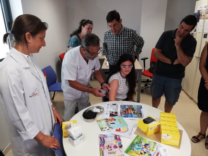 Visita al servicio de pediatría del hospital Virgen de la Arrixaca