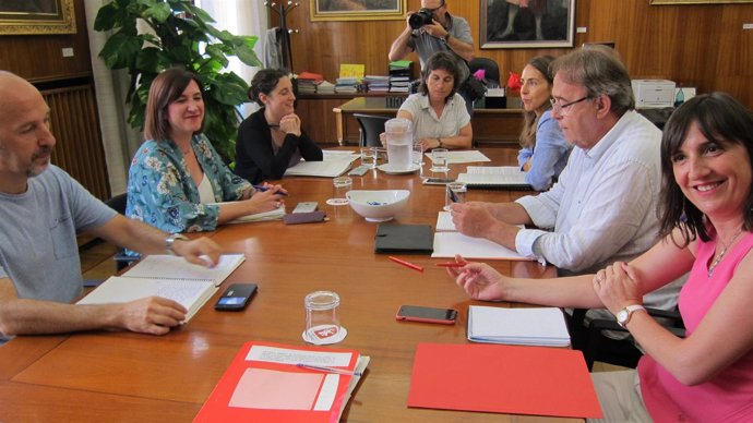Junta de portavoces extraordinaria del Ayuntamiento de Zaragoza en agosto