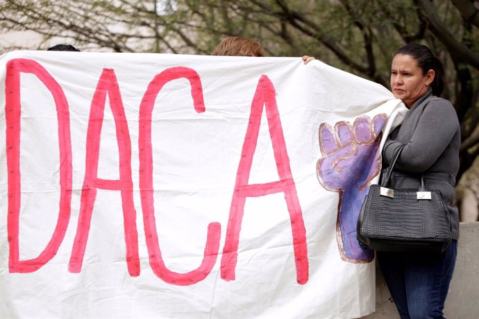 Manifestación en favor del DACA en Texas