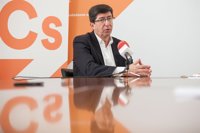 Marín ve "cerca" un gobierno de Díaz con Podemos que "no sería bueno para Andalucía"