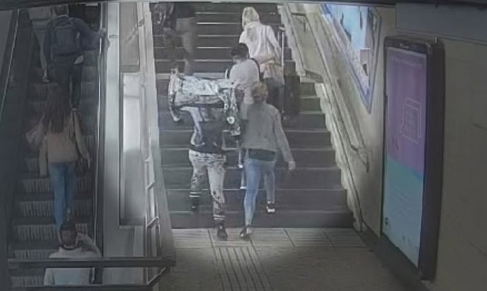 Carteristes al metro de Barcelona