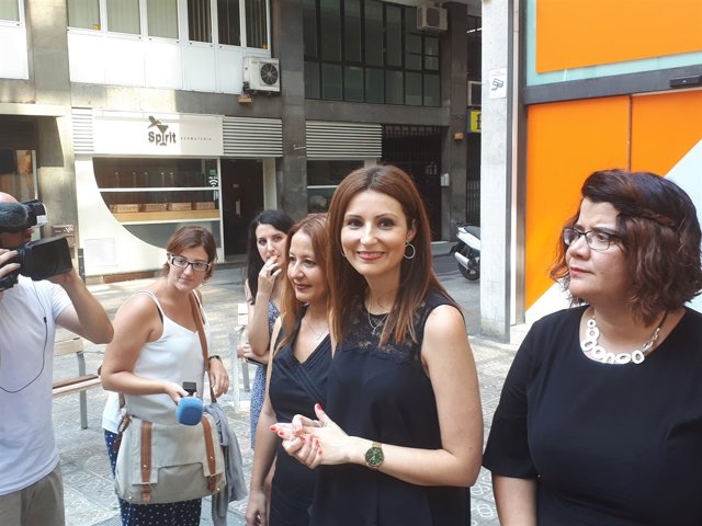 Lorena Roldán (Cs) en declaracions als mitjans
