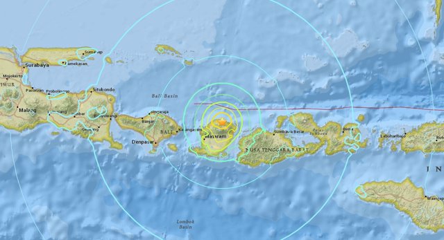 Terremoto en Lombok (Indonesia)