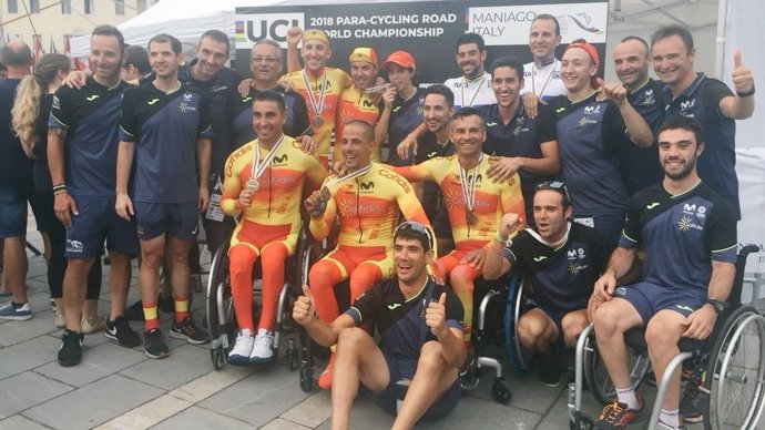 España se despide a lo grande y con 11 medallas en Mundial de ciclismo adaptado