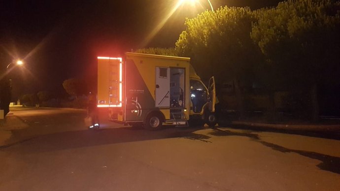 Medios del Infoca trabajando en un incendio en Huelva de la pasada semana