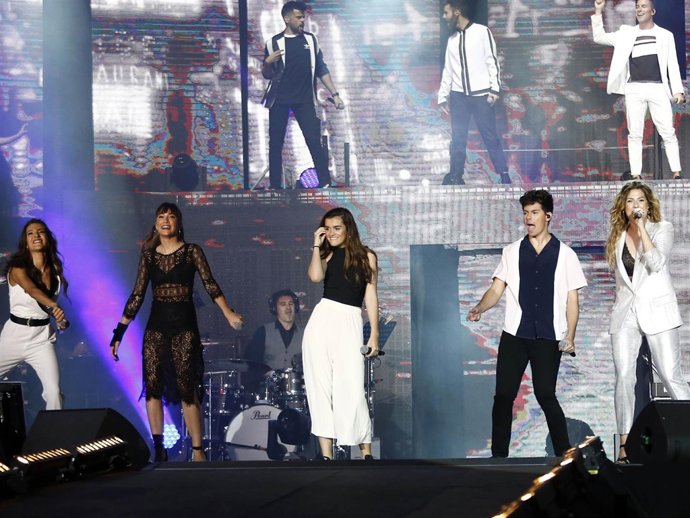 Ana Guerra, Aitana, Amaia, Alfred y Miriam