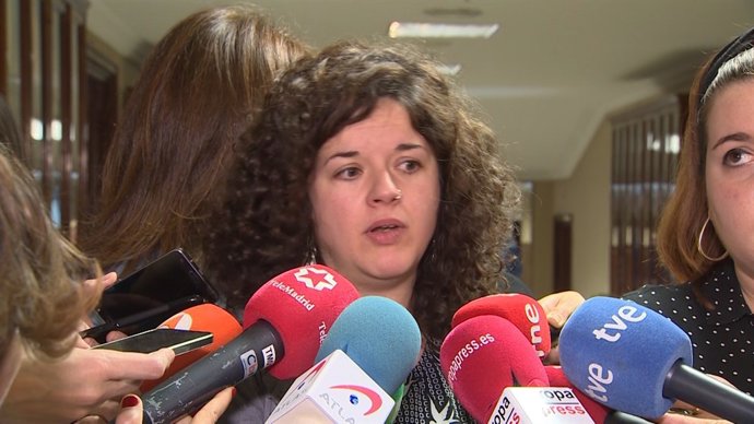 Les  portaveu del Podem, Sofia Castañón i Ángela Rodríguez