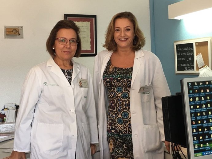 Profesionales del equipo de cuidados paliativos del Hospital de Linares.