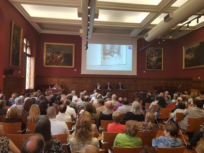 Acto de homenaje a Cervantes de SCC