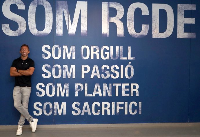 Raúl Tamudo, en las instalaciones del RCD Espanyol