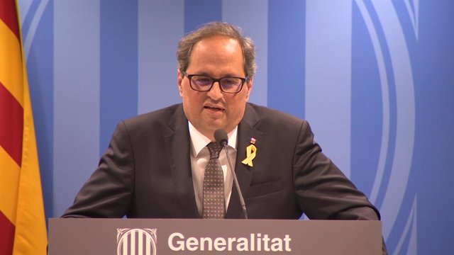 El presidente de la Generalitat Quim Torra 