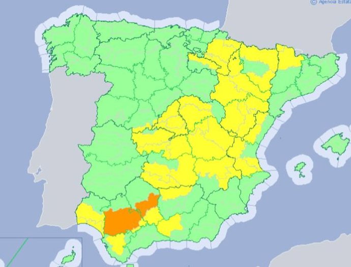 Martes 7 de agosto sin alerta en Extremadra