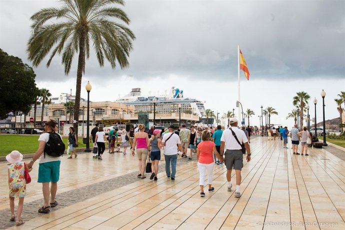 TURISTAS, CRUCERO, PUERTO CARTAGENA