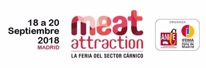 Cartel de la feria Meat Attraction