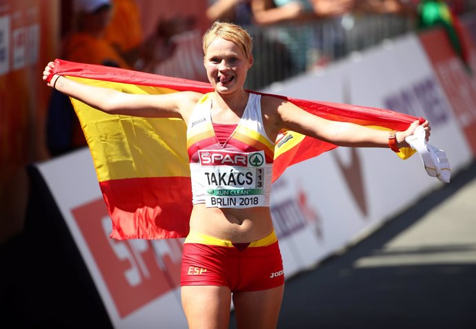 Julia Takacs 50 kilómetros marcha Europeo atletismo Berlín