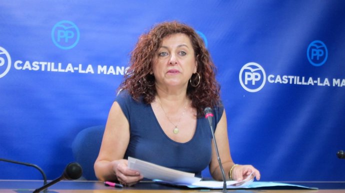 Pilar Martínez en rueda de prensa                            