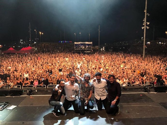 El grupo IZAL en un concierto en Barcelona
