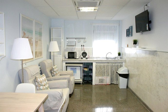 Zona de respiro familiar en el HUNSC