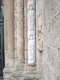 Concluye la limpieza de la escultura de la Catedral de Santiago y el jueves se retirará la valla