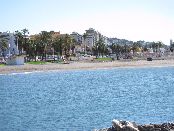 Playa De Pedregalejo, En Málaga Capital